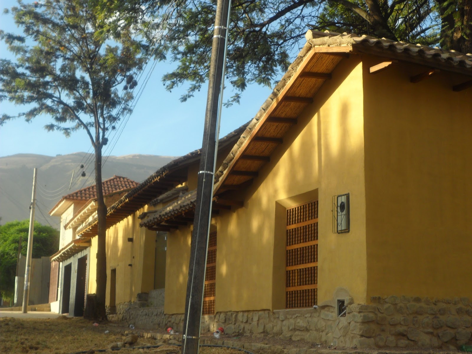 Traditional colonial architecture of the valley